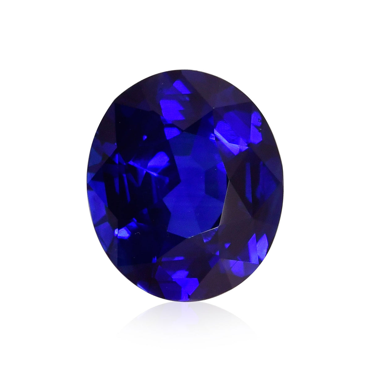 8,44 Karat blauer ovaler Saphir aus Sri Lanka (GRS)