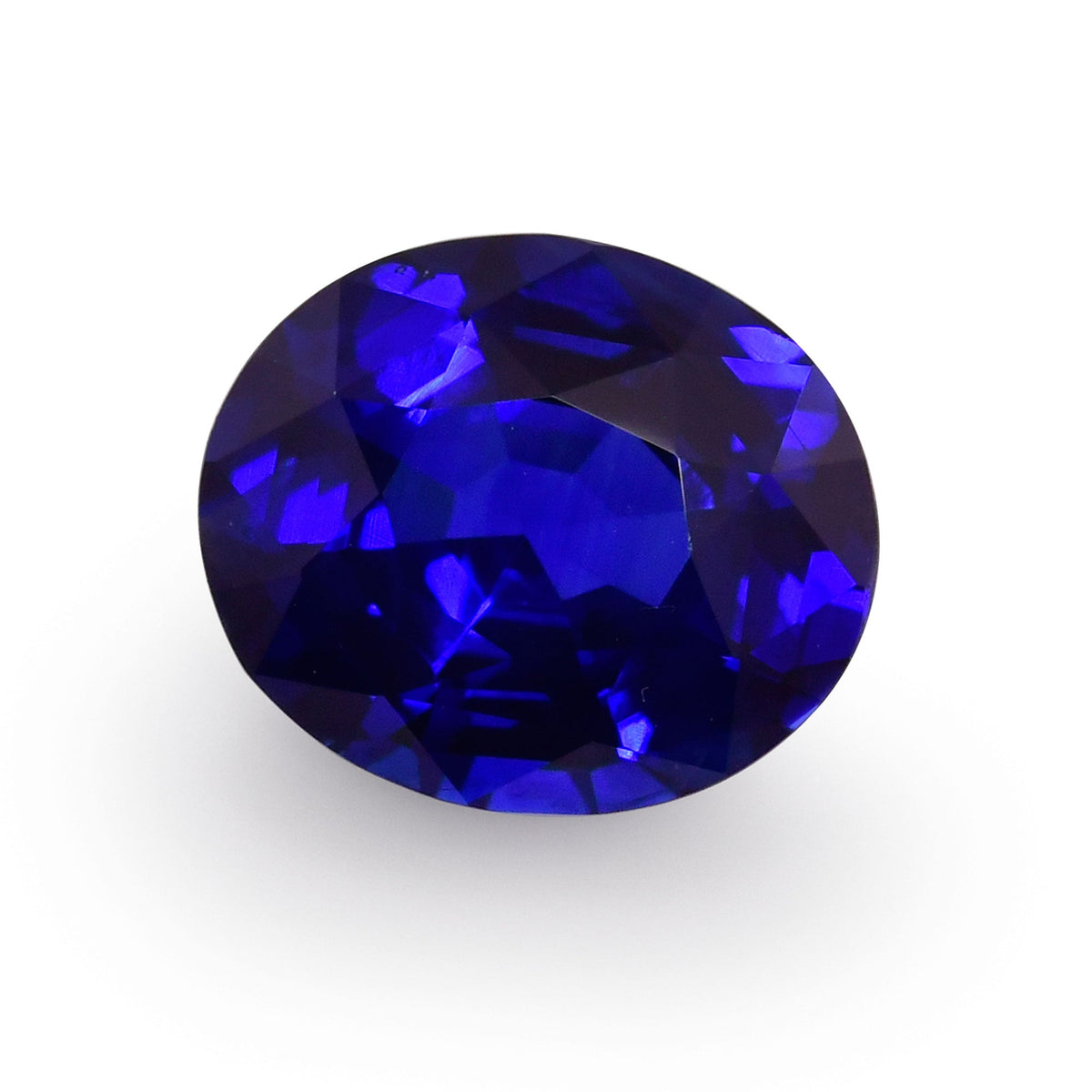 8,44 Karat blauer ovaler Saphir aus Sri Lanka (GRS)