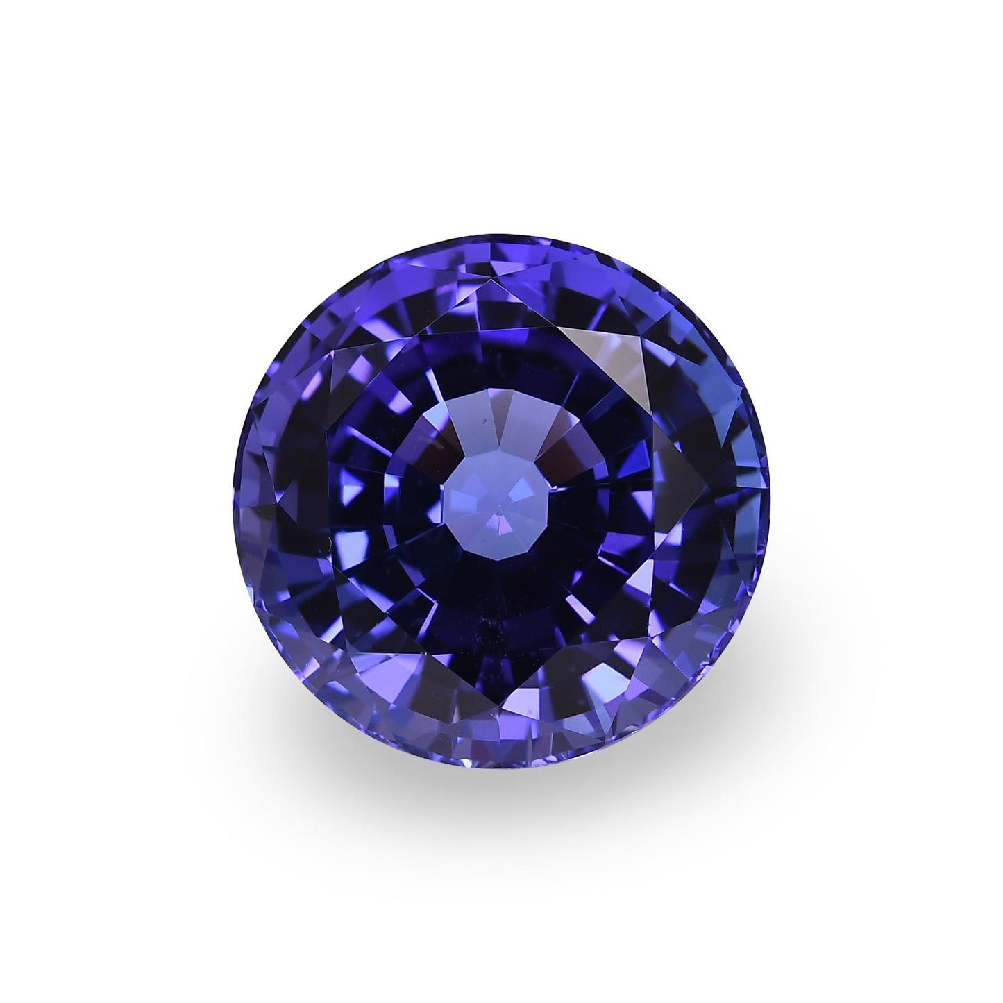 18,02 Karat blauer runder Tansanit aus Tansania, GWLAB