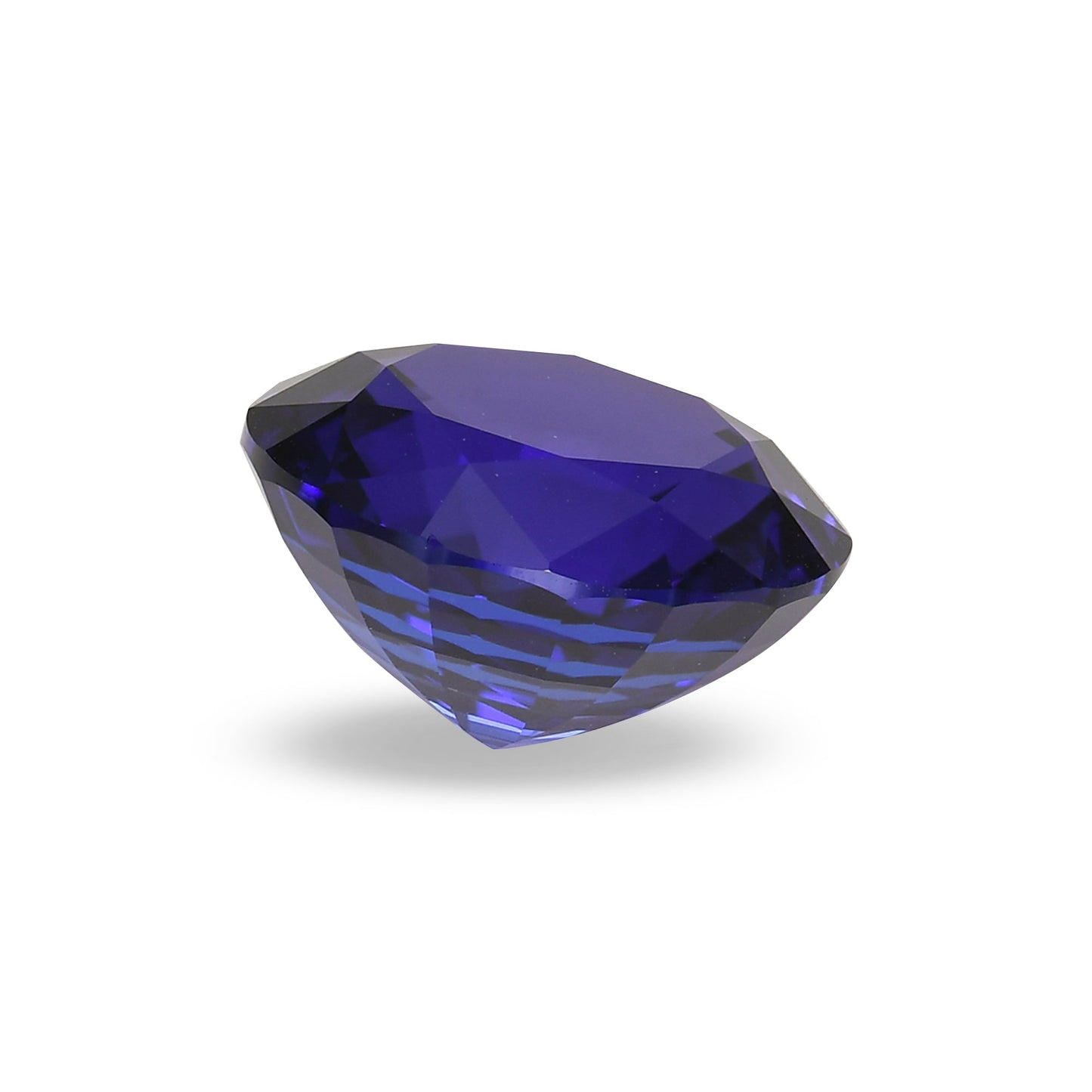 15,76 Karat blauer runder Tansanit aus Tansania, GWLAB