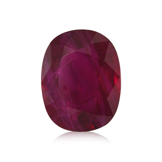 3,19 Karat roter burmesischer ovaler Rubin CD