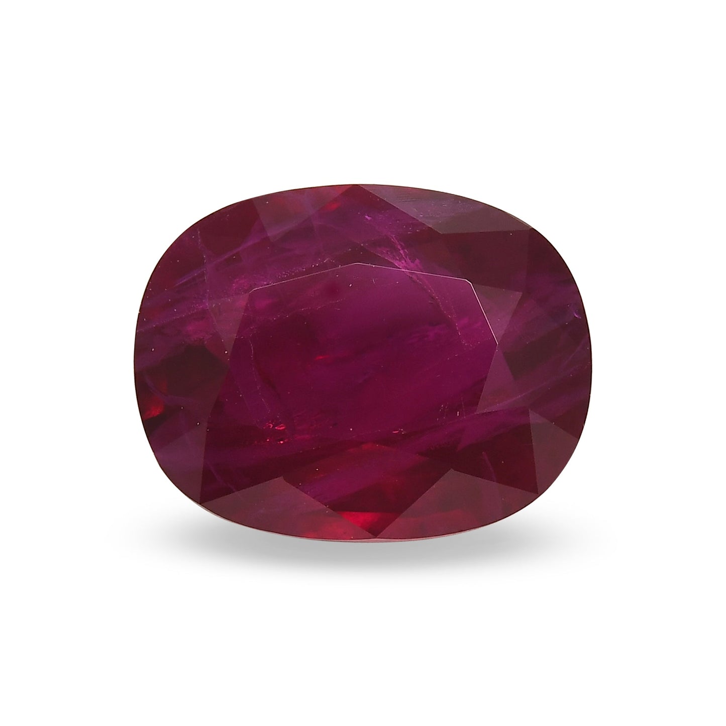 3,19 Karat roter burmesischer ovaler Rubin CD