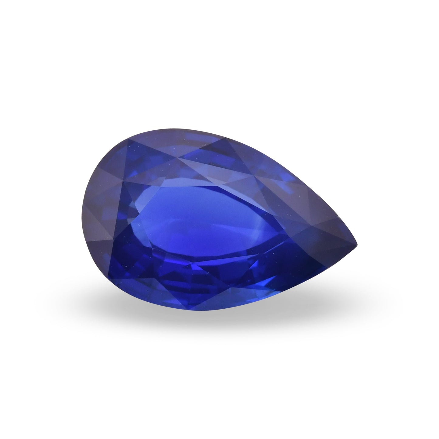 10,15 Karat blauer birnenförmiger Saphir aus Sri Lanka (GRS)