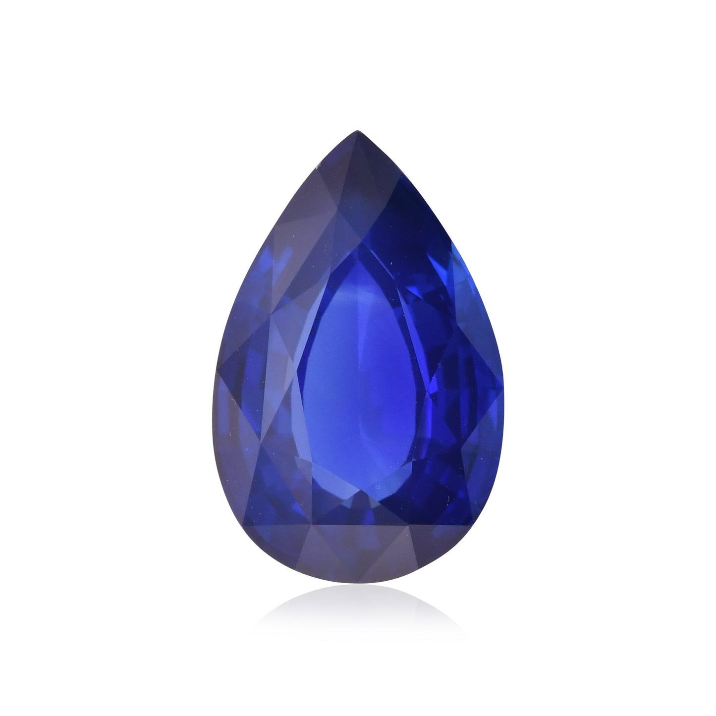 10,15 Karat blauer birnenförmiger Saphir aus Sri Lanka (GRS)