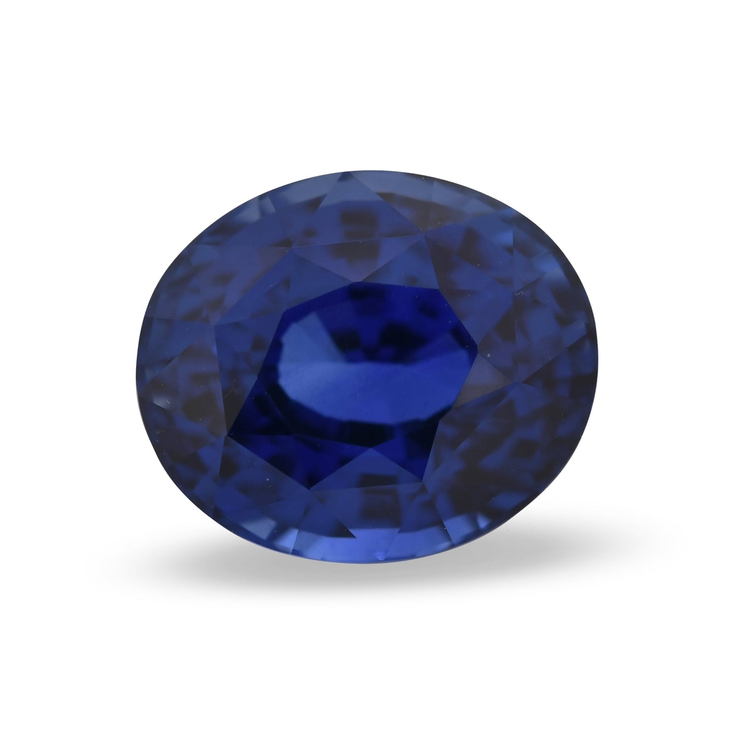 6,50 Karat blauer ovaler Saphir aus Sri Lanka (CD)