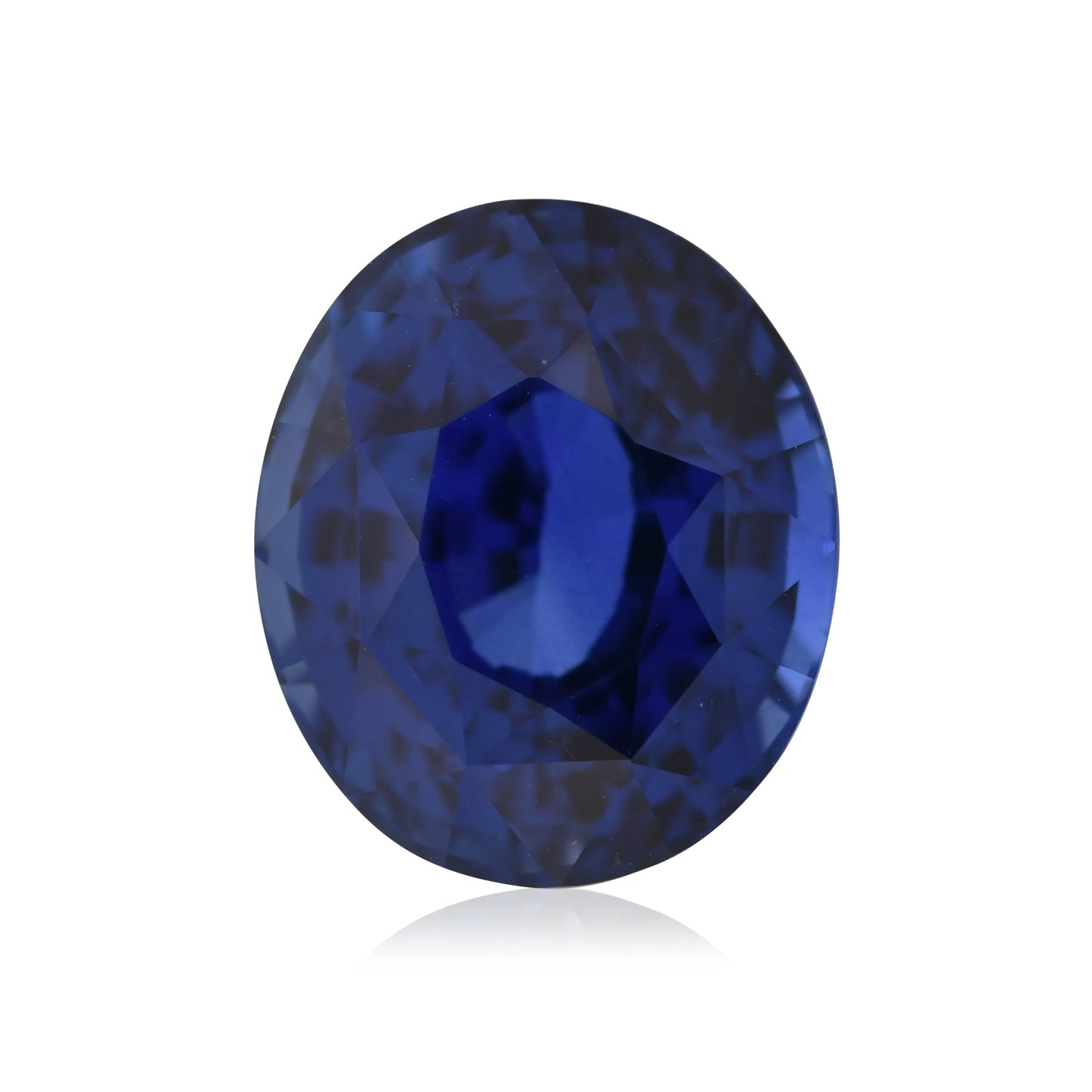 6,50 Karat blauer ovaler Saphir aus Sri Lanka (CD)