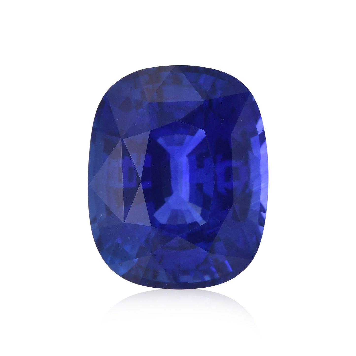 19,38 Karat blauer sri-lankischer Kissen-Saphir GRS