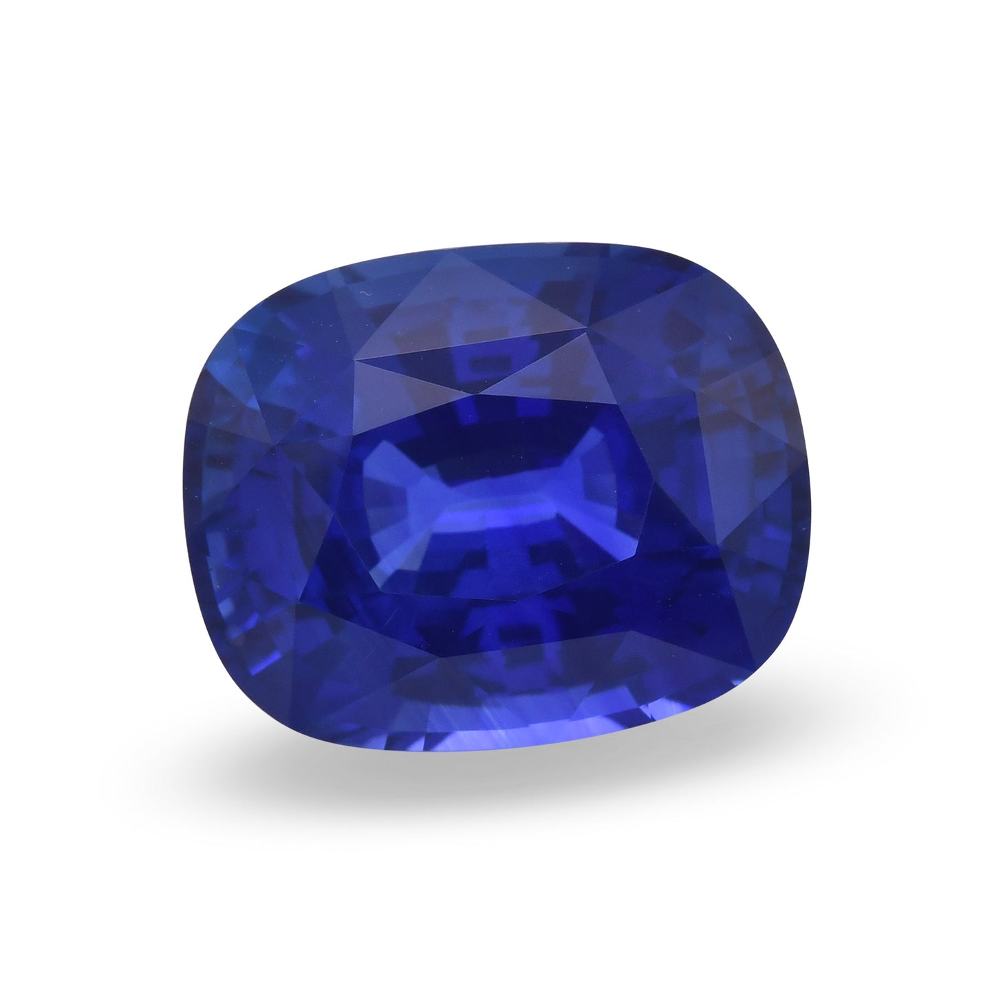 19,38 Karat blauer sri-lankischer Kissen-Saphir GRS