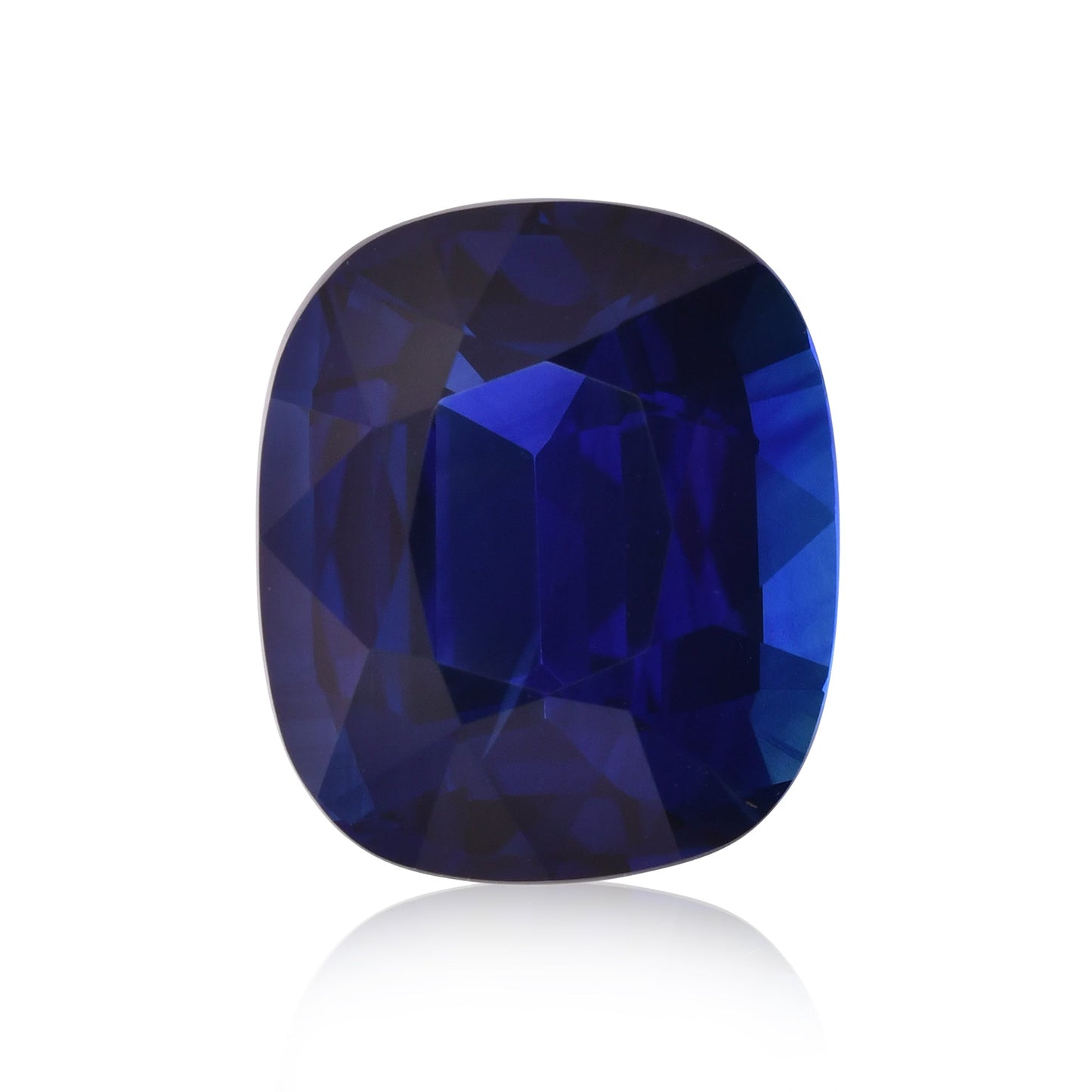 17,17 Karat blauer sri-lankischer Kissen-Saphir CD