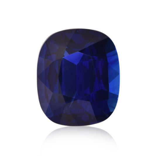 17,17 Karat blauer sri-lankischer Kissen-Saphir CD