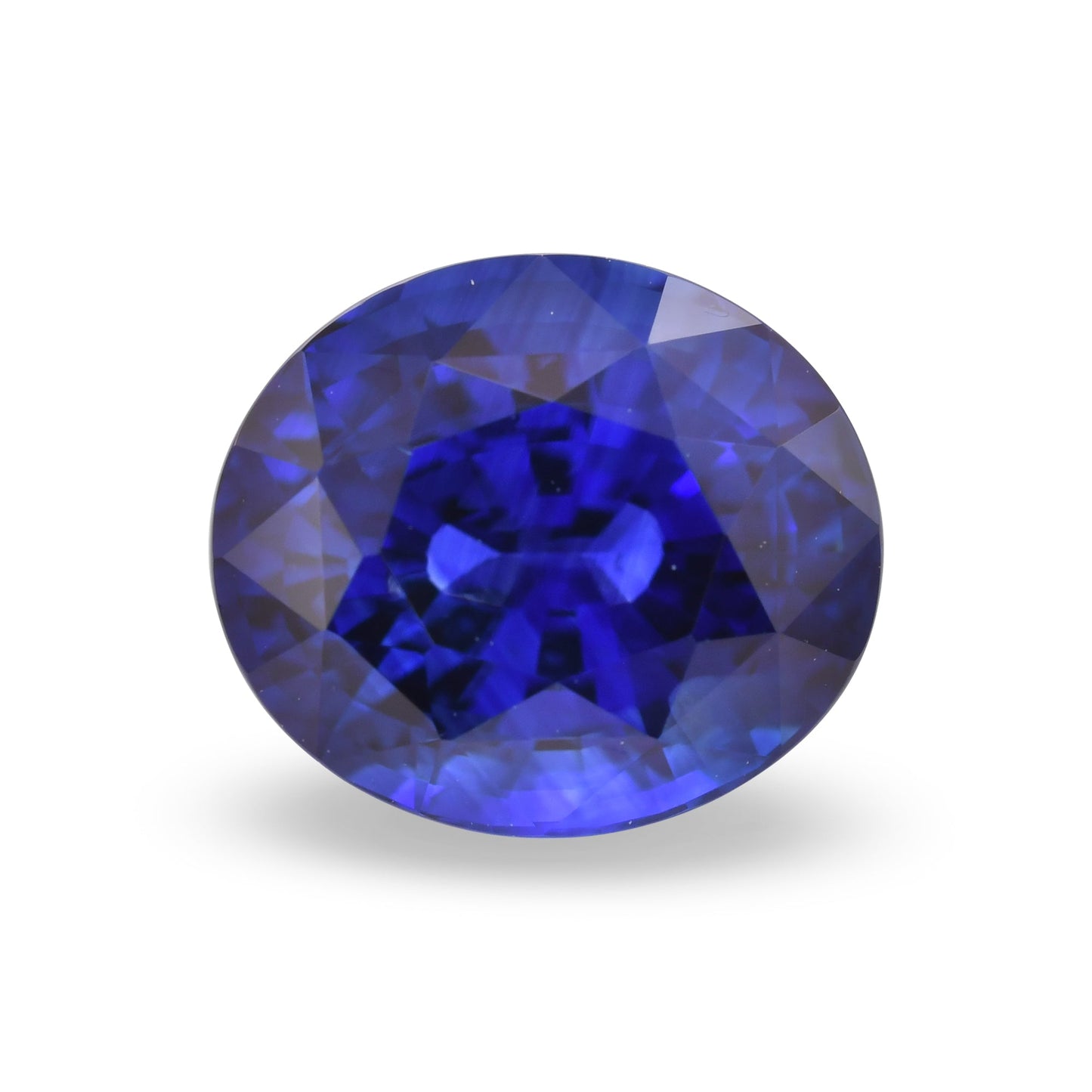 3,54 Karat blauer ovaler Saphir CD