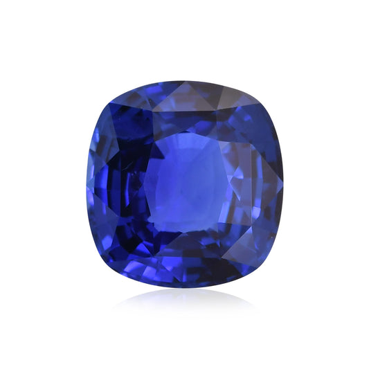 10,60 Karat blauer sri-lankischer Kissen-Saphir CD