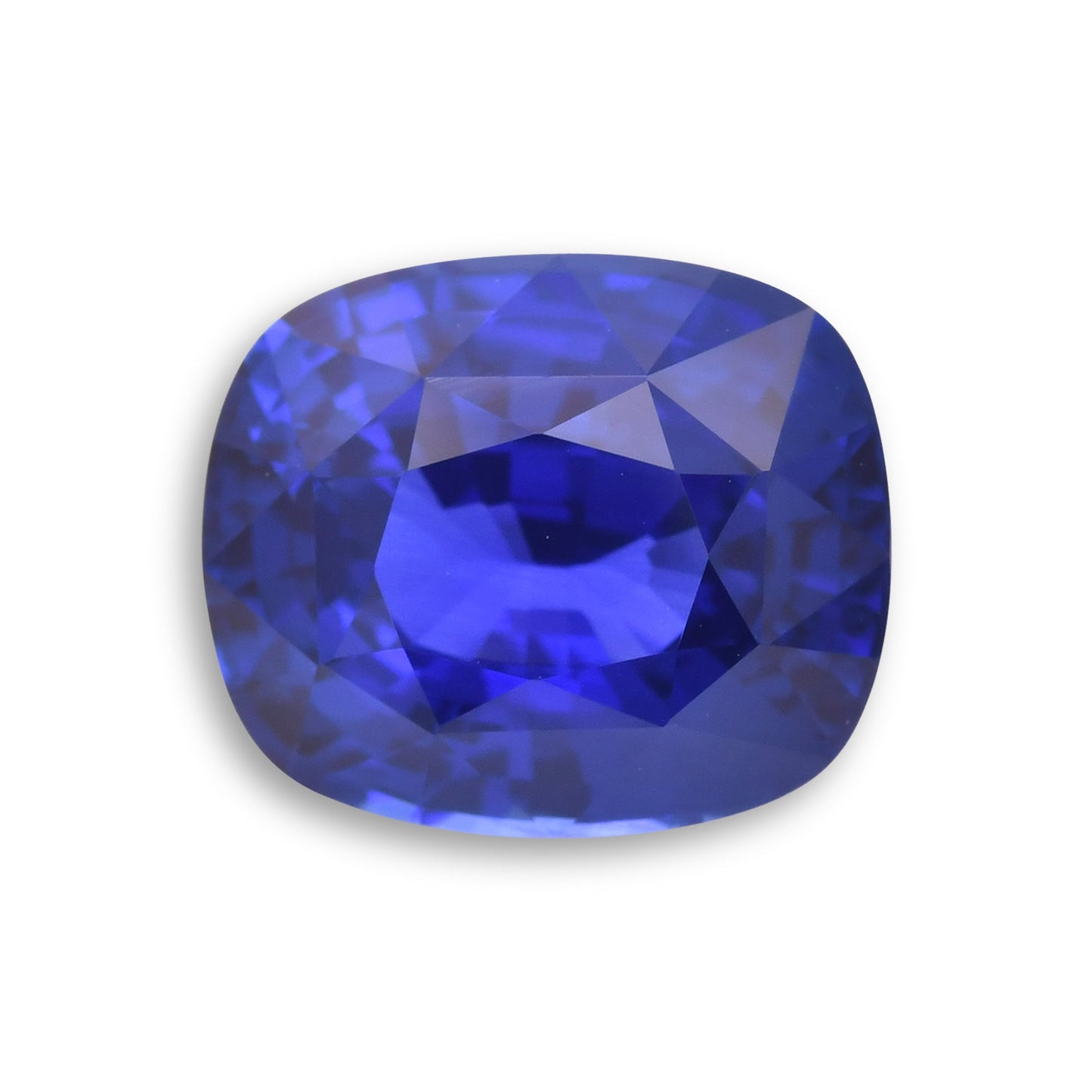8,50 Karat blauer Kissen-Saphir aus Sri Lanka (CD)