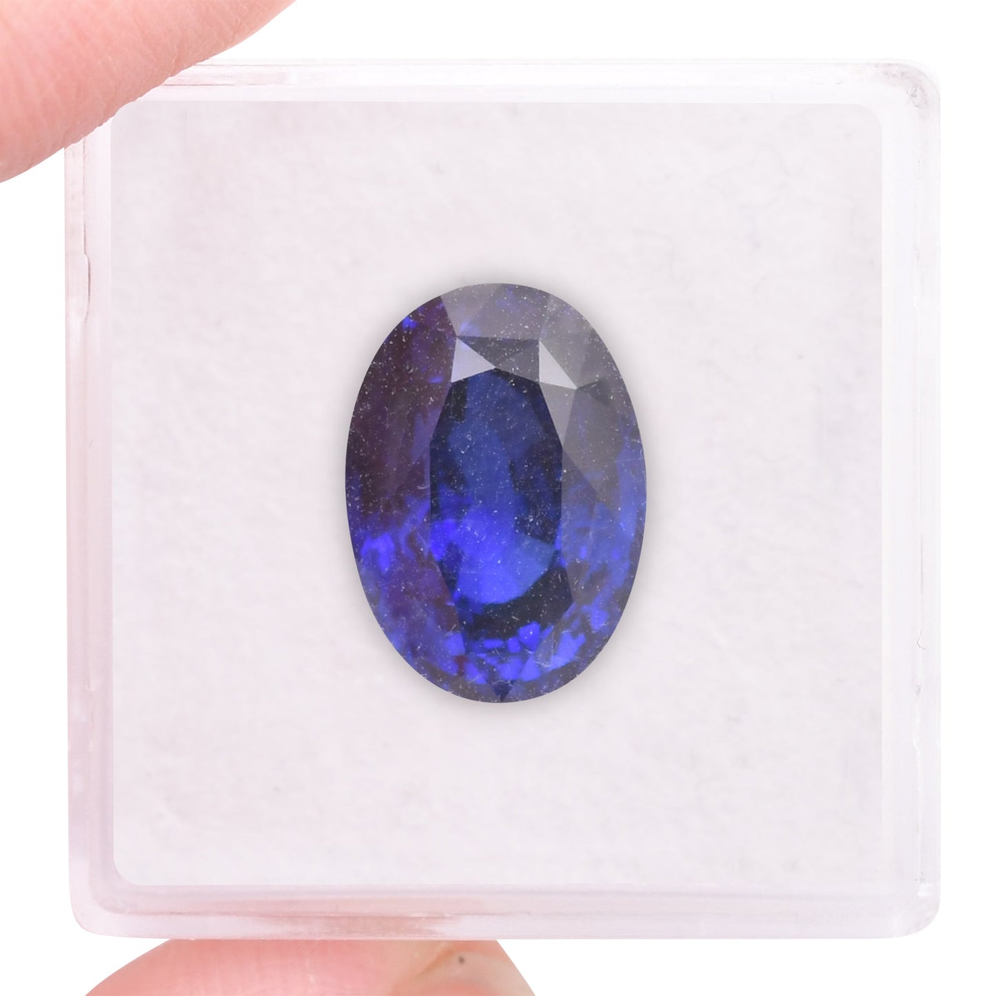 9,07 Karat blauer ovaler Saphir aus Sri Lanka (CD)