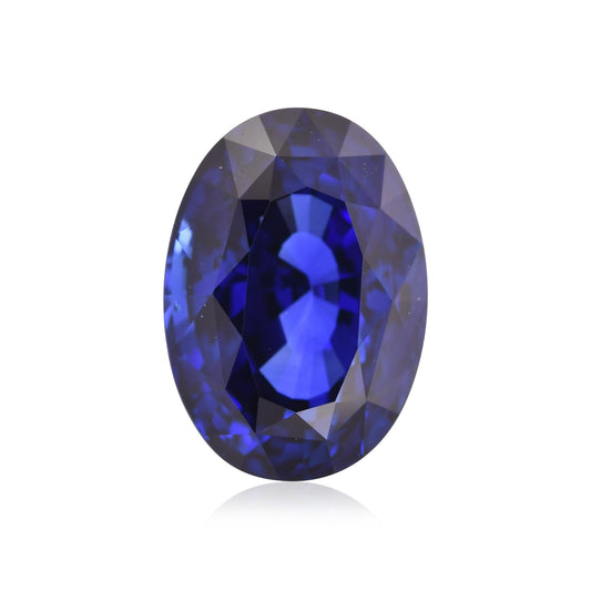 9,07 Karat blauer ovaler Saphir aus Sri Lanka (CD)