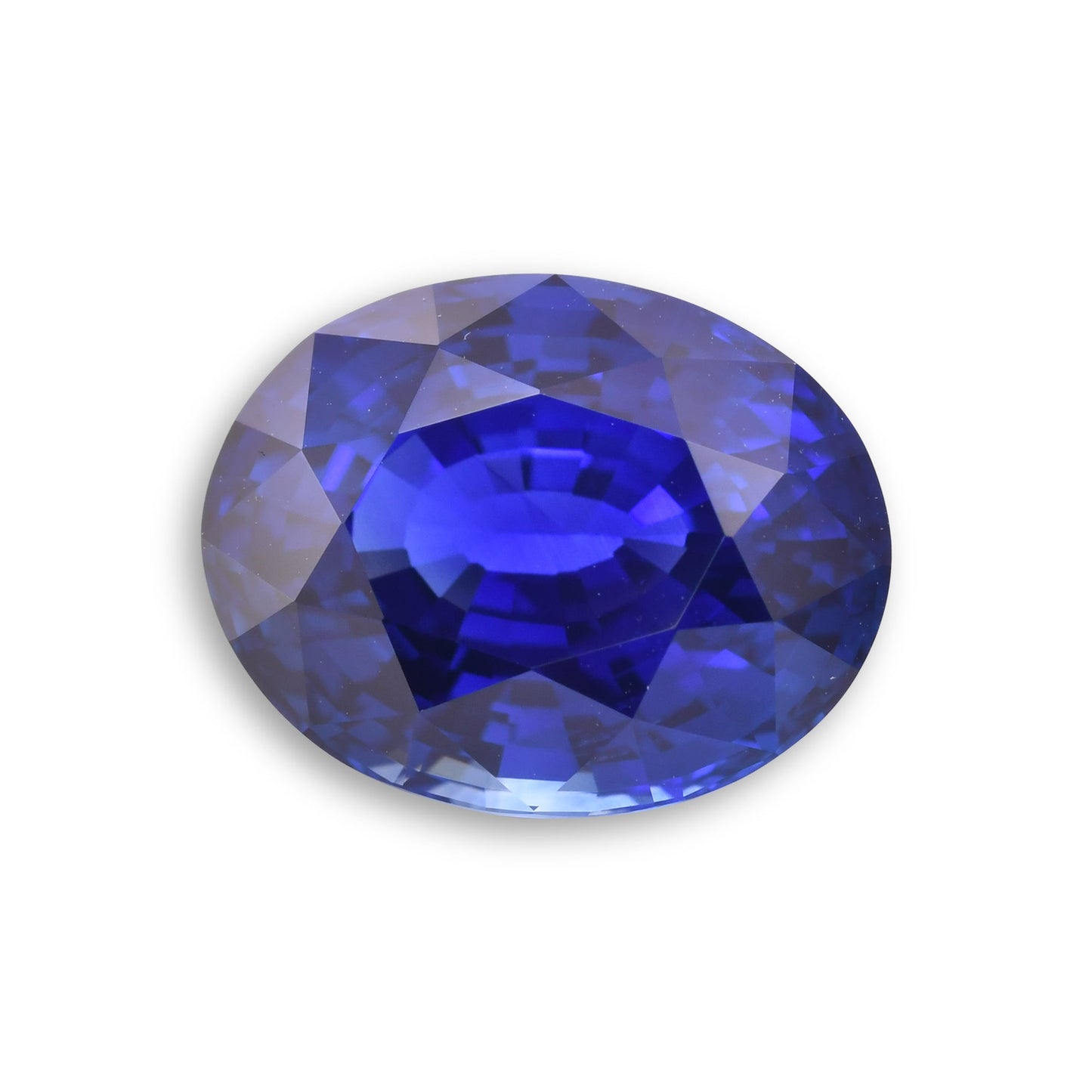 13,50 Karat blauer ovaler Saphir aus Sri Lanka (CD)