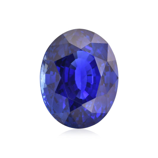 13,50 Karat blauer ovaler Saphir aus Sri Lanka (CD)