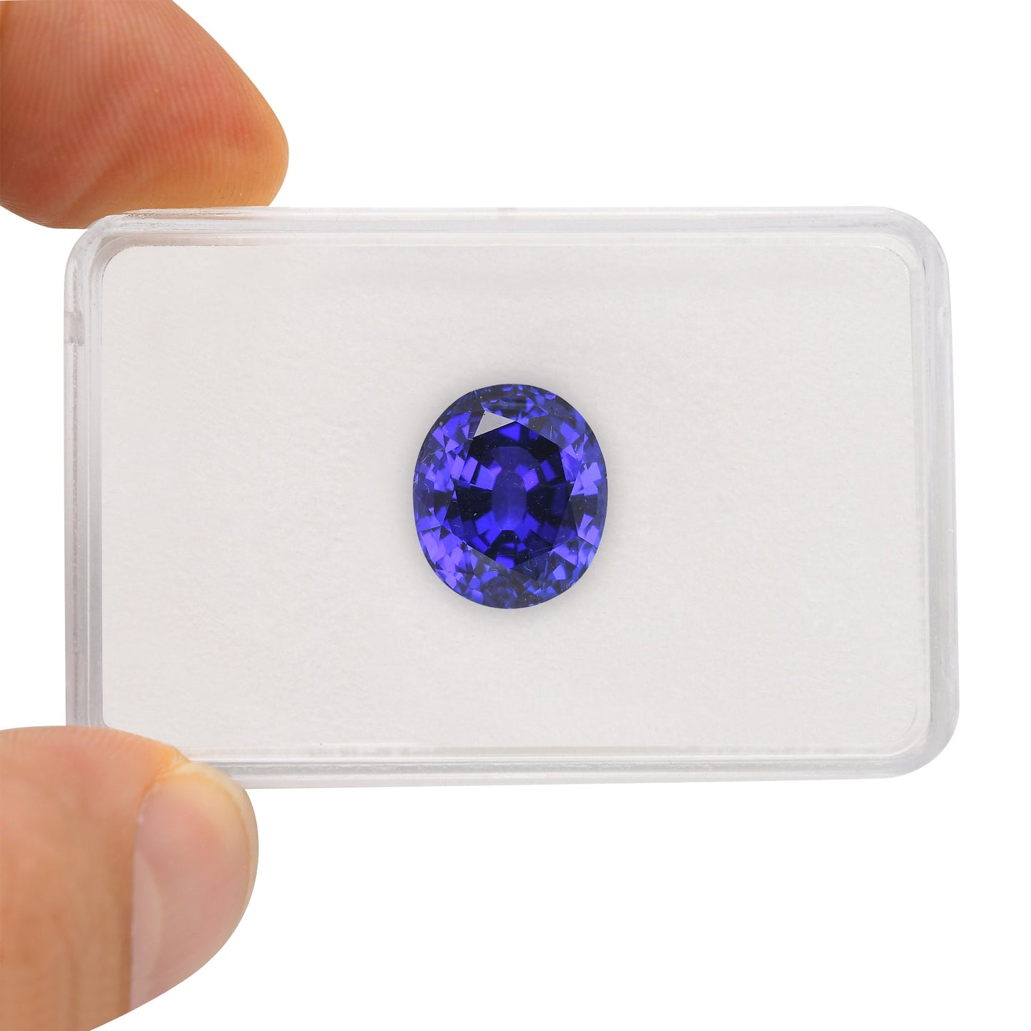 14,13 Karat blauer ovaler Tansanit aus Tansania