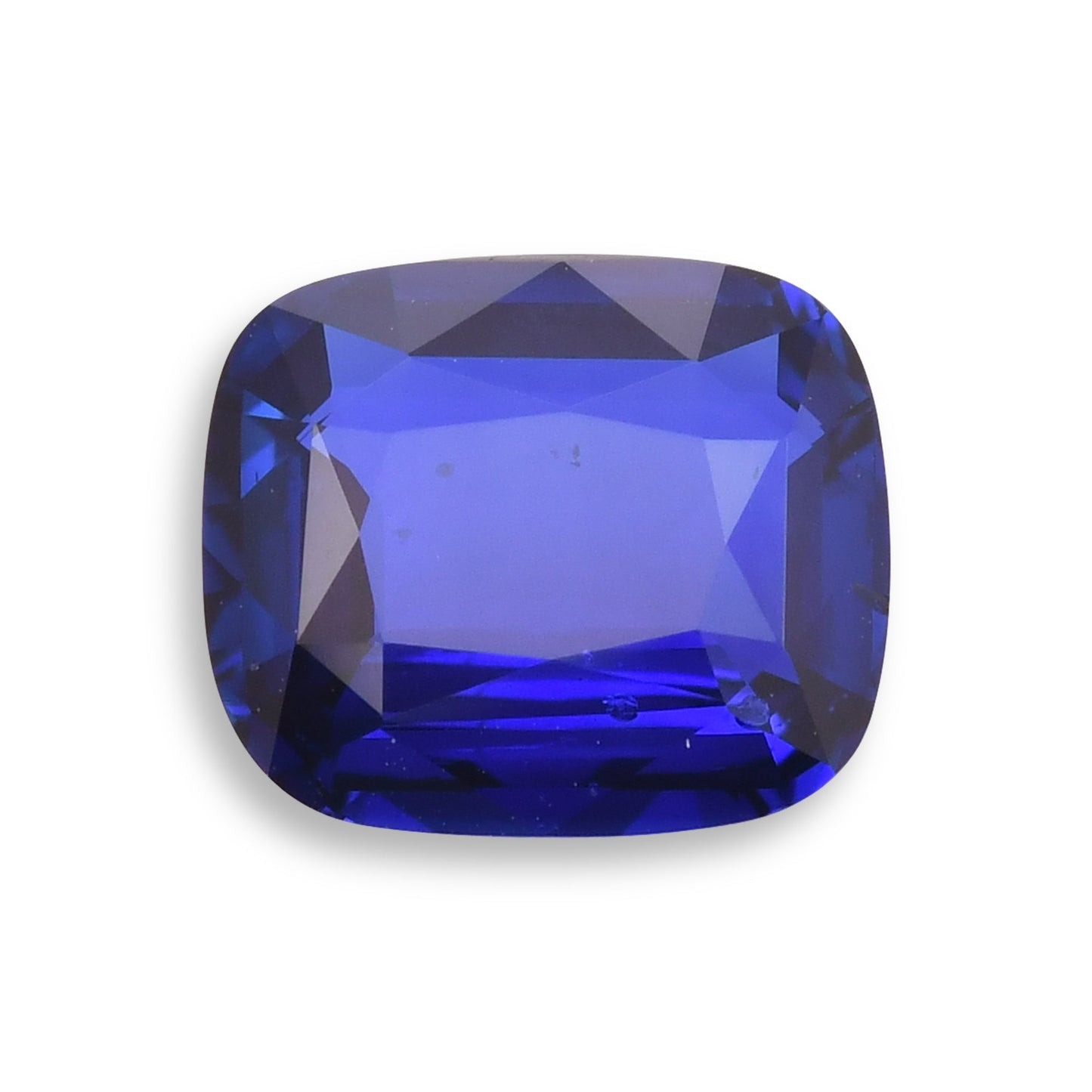 5,05 Karat blauer sri-lankischer Kissen-Saphir CD