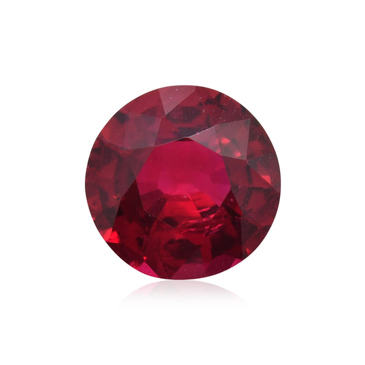 4,28 Karat roter runder Rubin aus Madagaskar (GRS)