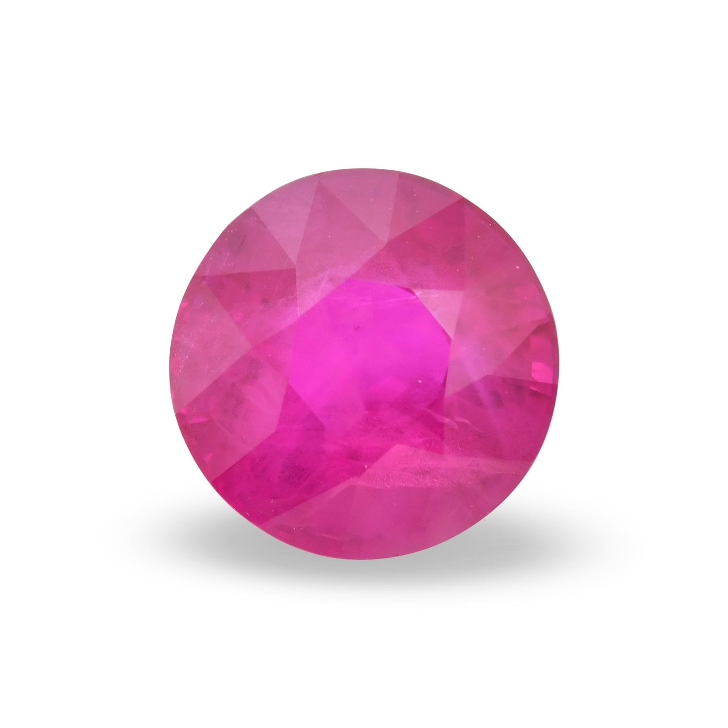 3.00 Carat Red BURMESE Round Ruby CD
