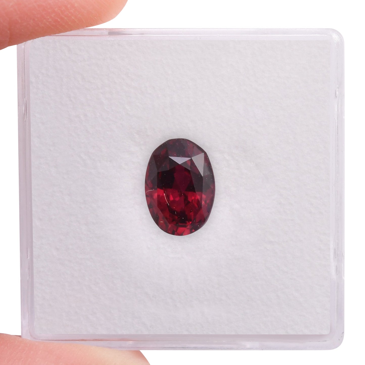 2,44 Karat roter ovaler Rubin, GIA