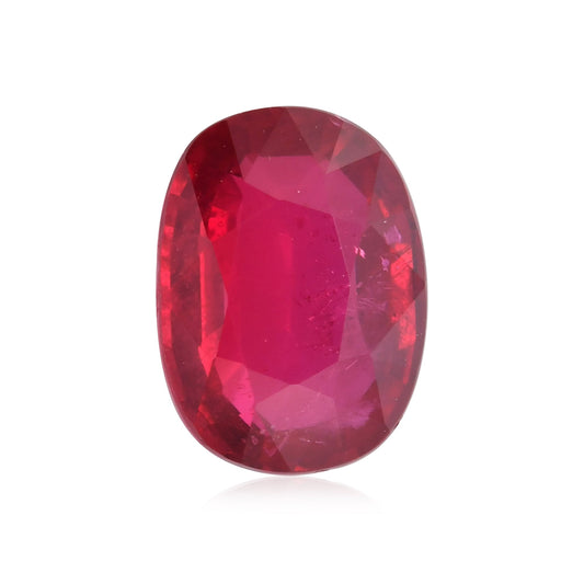 2,03 Karat roter ovaler Rubin aus Mosambik (GRS)