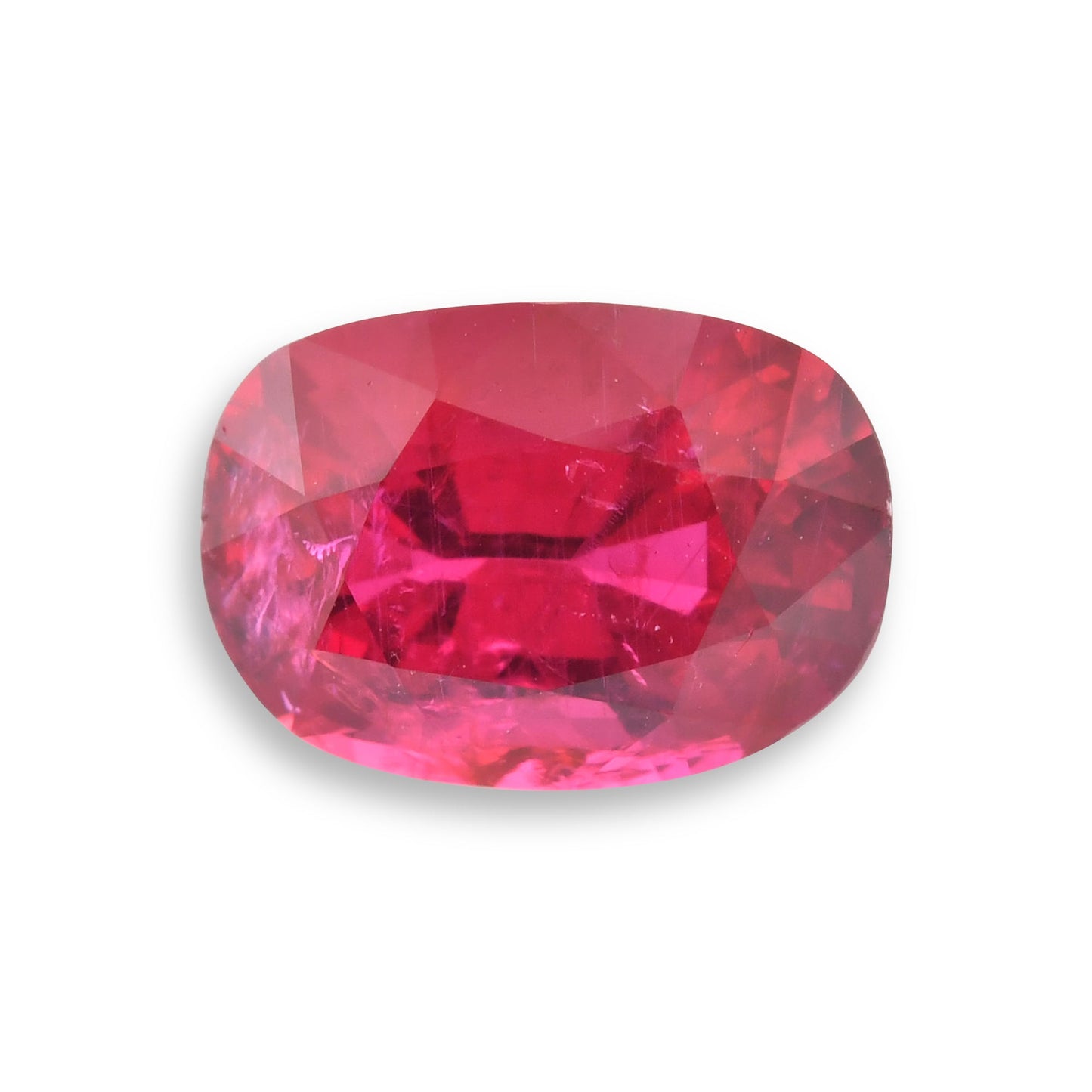 3.07 Carat Red MOZAMBIQUE Cushion Ruby CD and AGL