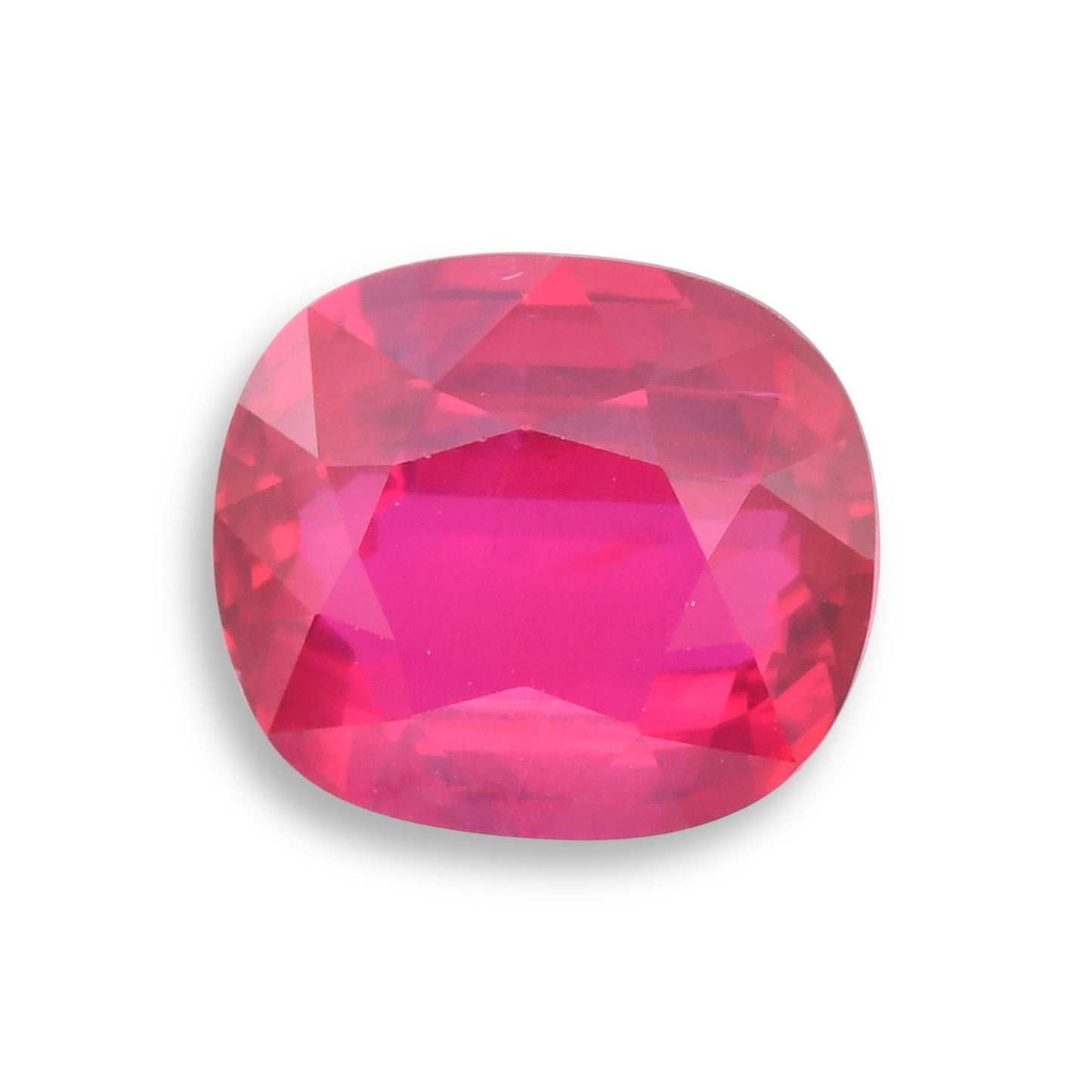 2,98 Karat roter MOSAMBIK-Kissenrubin GRS