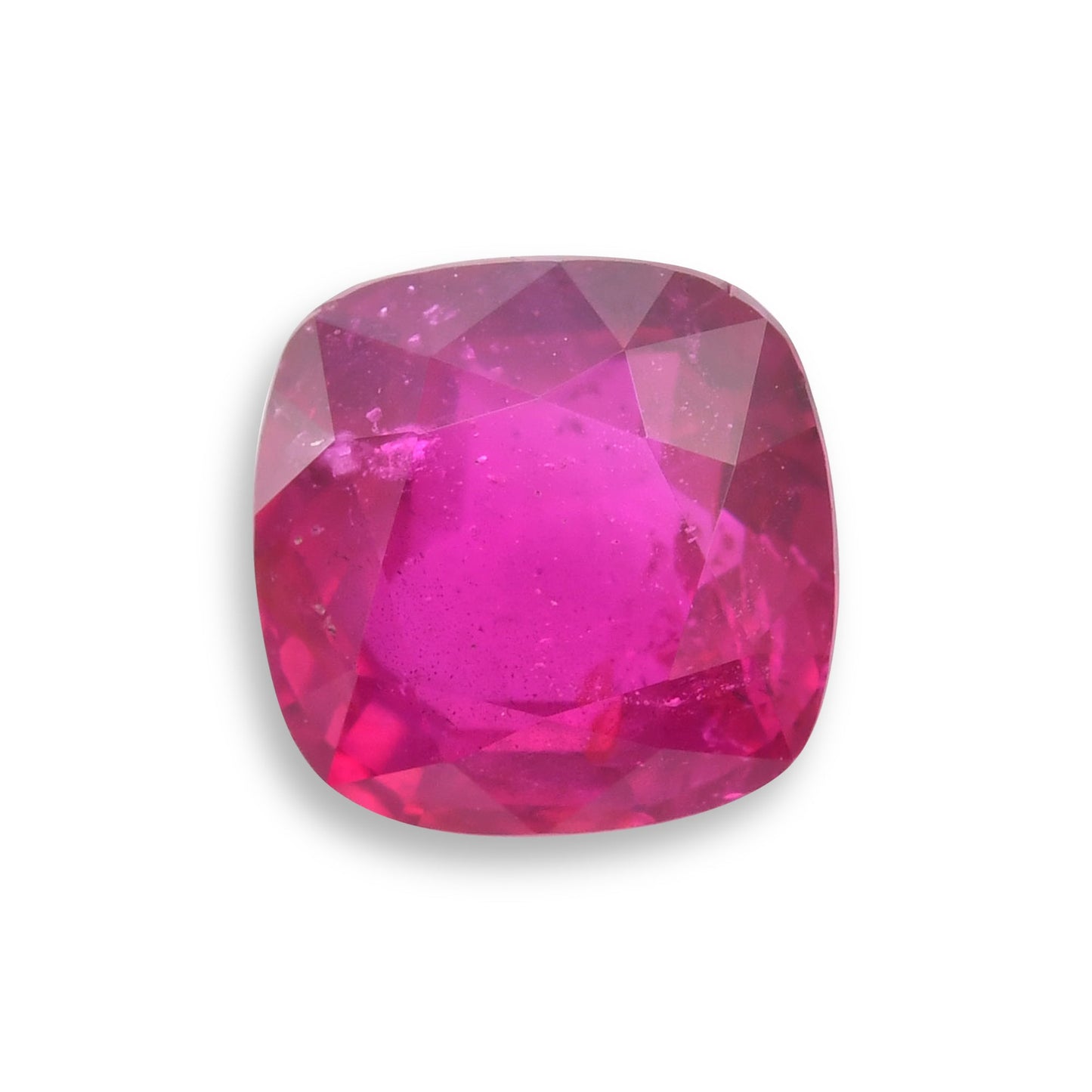2.76 Carat Red BURMESE Cushion Ruby GRS