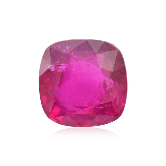 2,76 Karat roter burmesischer Kissenrubin GRS