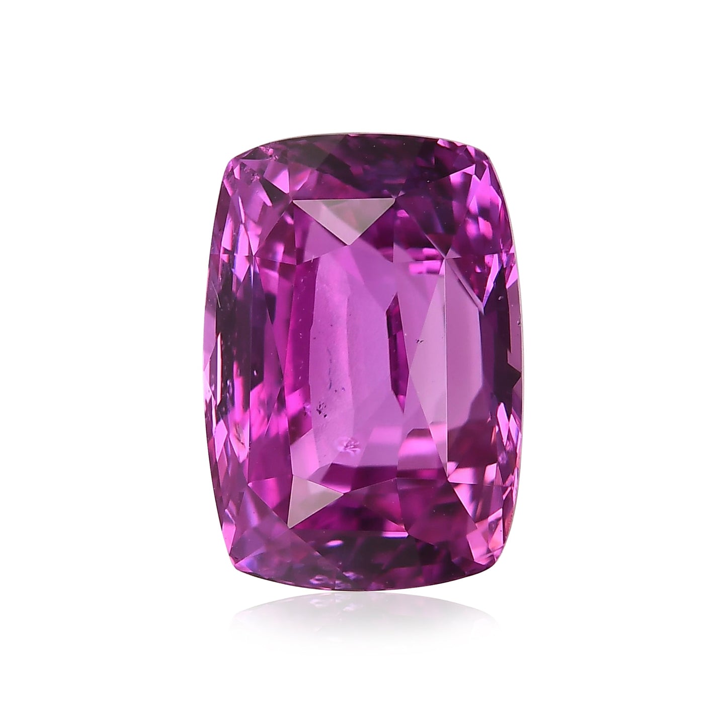 4,67 Karat Rosa Kissenförmiger Saphir GRS