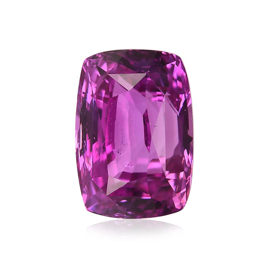 4,67 Karat Rosa Kissenförmiger Saphir GRS