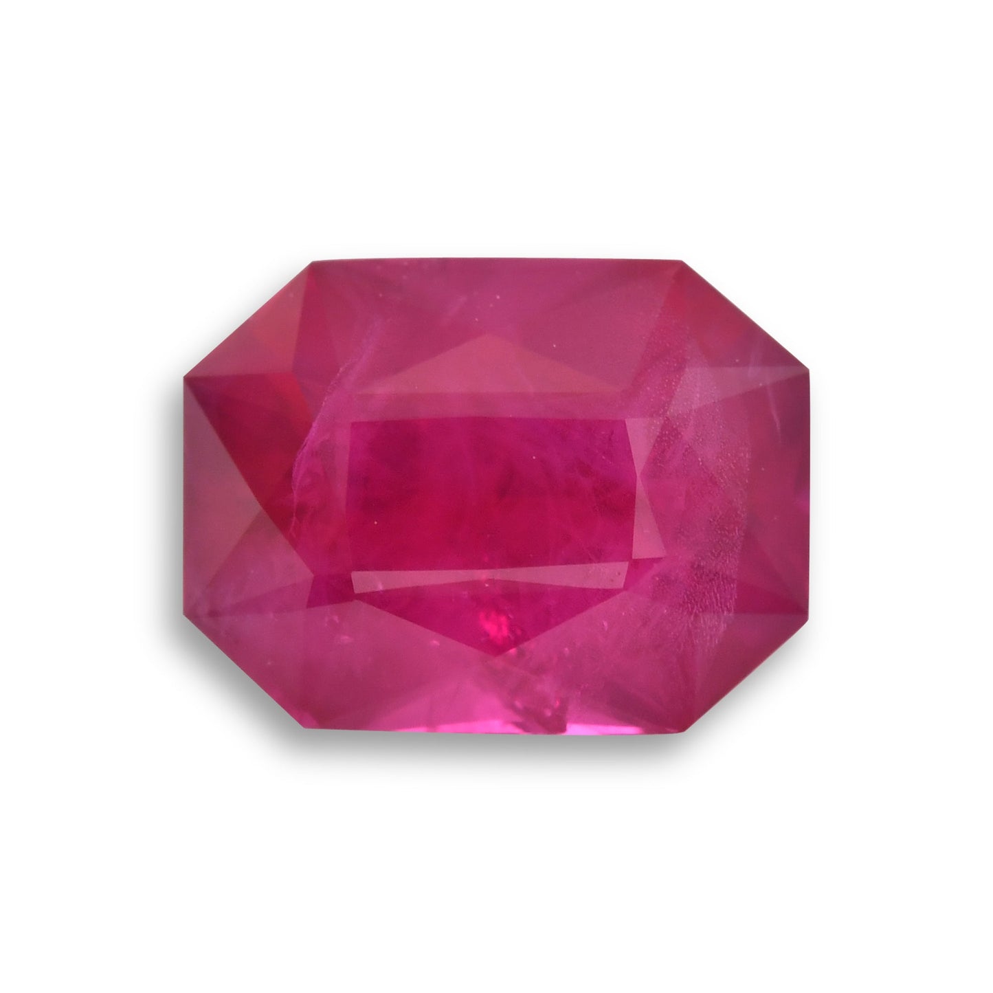 2.31 Carat Red BURMESE Radiant Ruby GRS