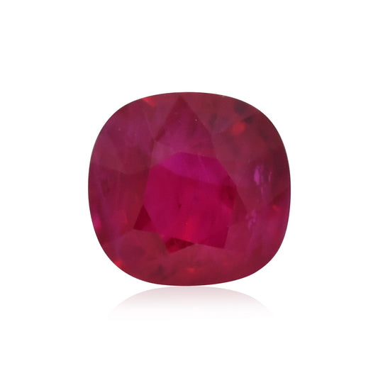2,17 Karat roter burmesischer Kissenrubin CD
