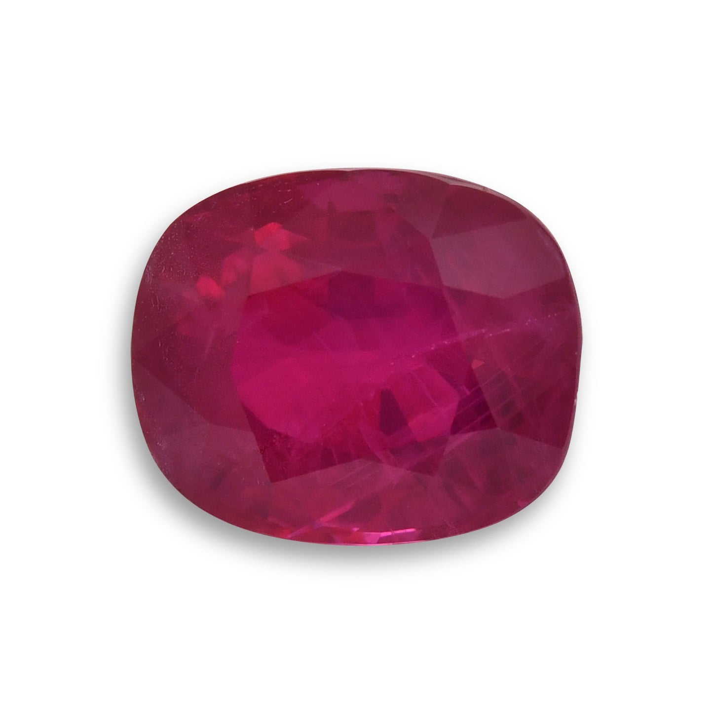 2,52 Karat roter burmesischer Kissenrubin CD