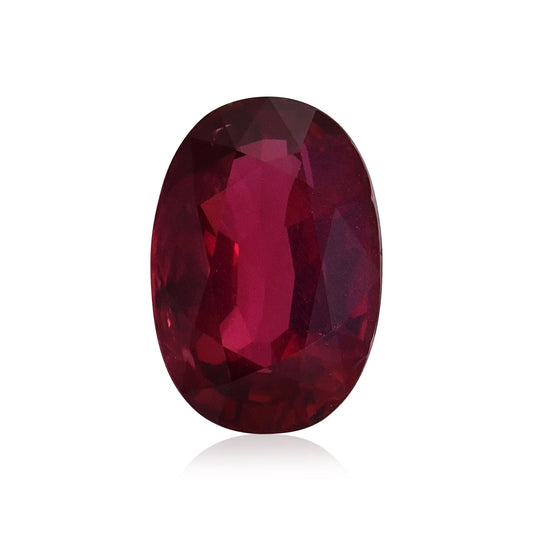 4,48 Karat roter ovaler Rubin aus Mosambik (GRS)