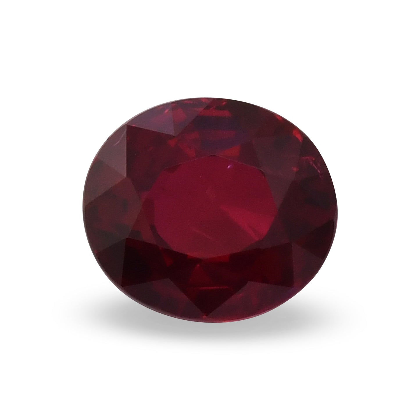 4,04 Karat roter ovaler Rubin aus Mosambik (GRS)