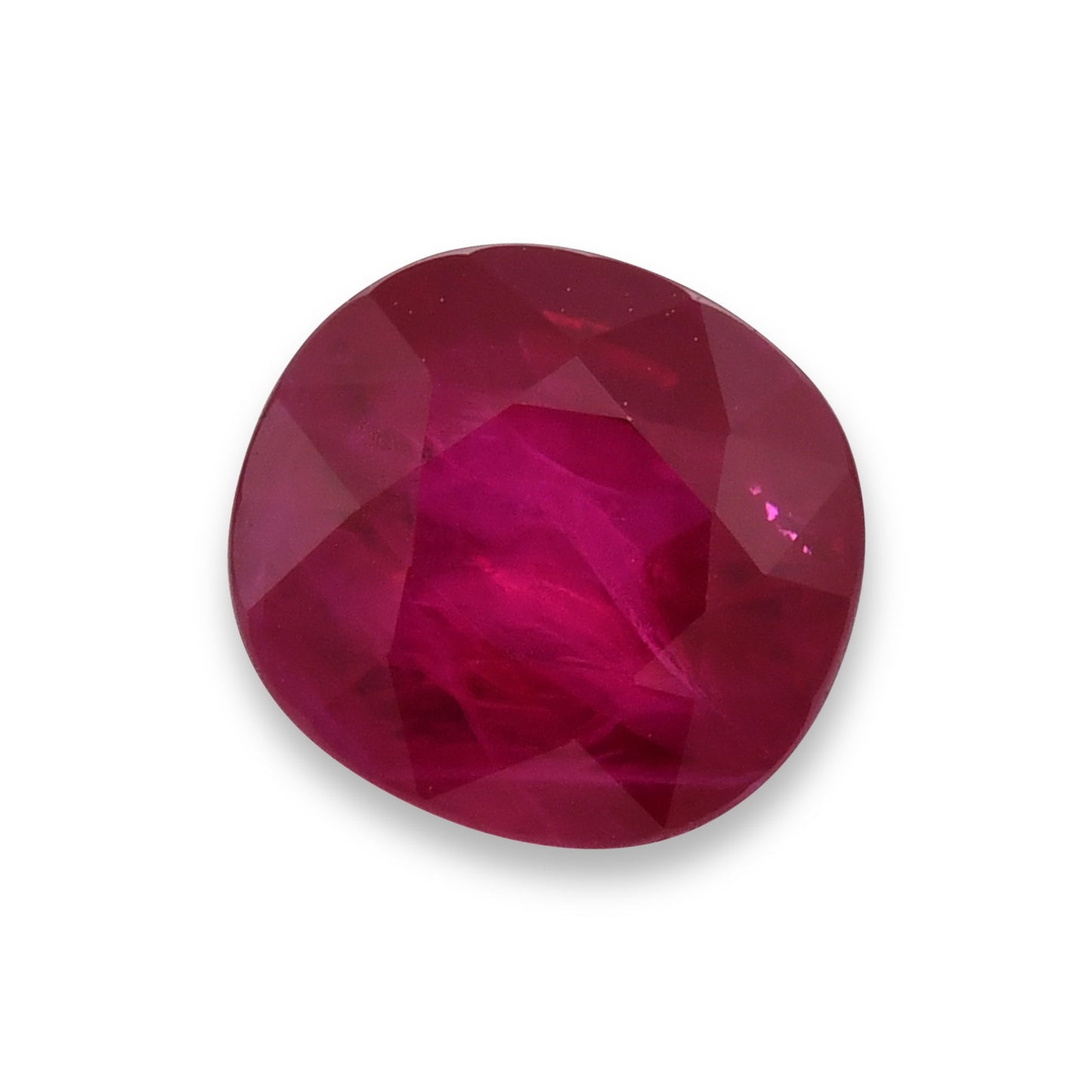 3,00 Karat roter burmesischer Kissenrubin GRS
