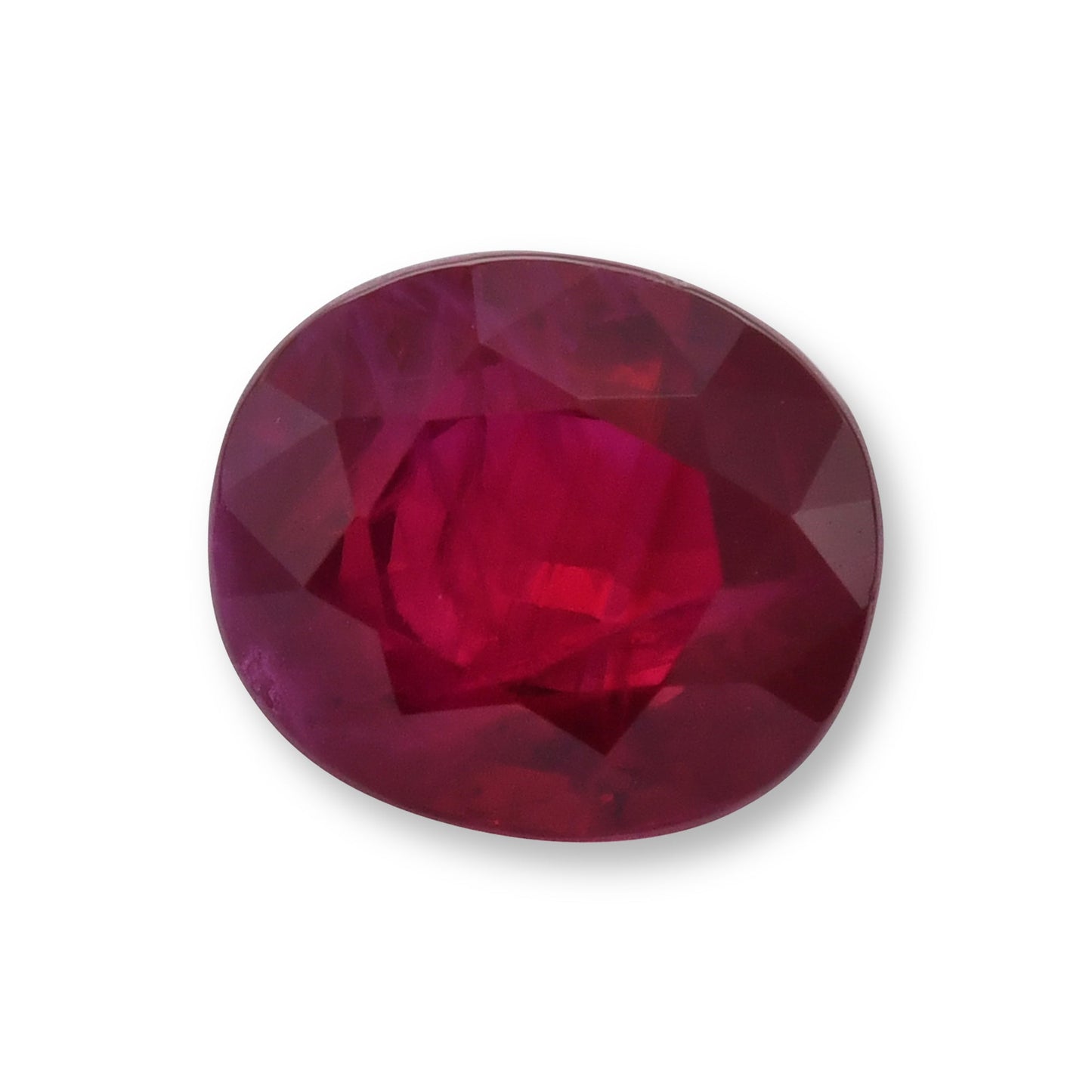 3,91 Karat roter burmesischer Kissenrubin CD