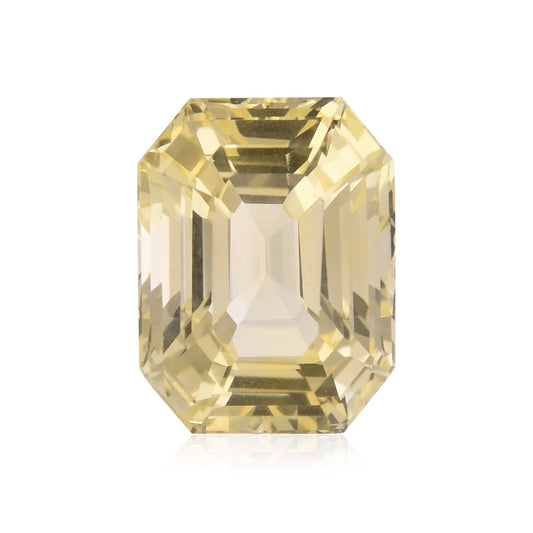16,34 Karat Gelber Smaragd-Saphir GIA
