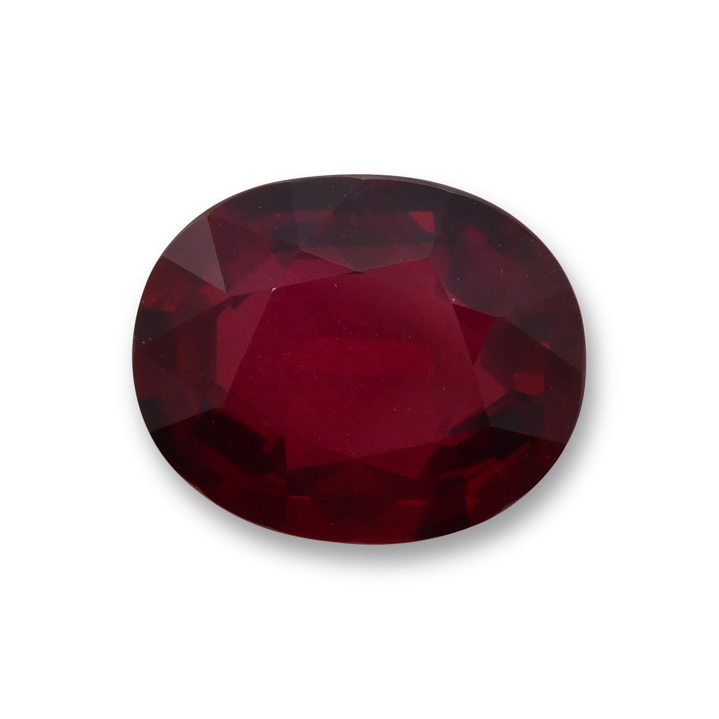 6.10 Carat Red MOZAMBIQUE Oval Ruby GRS