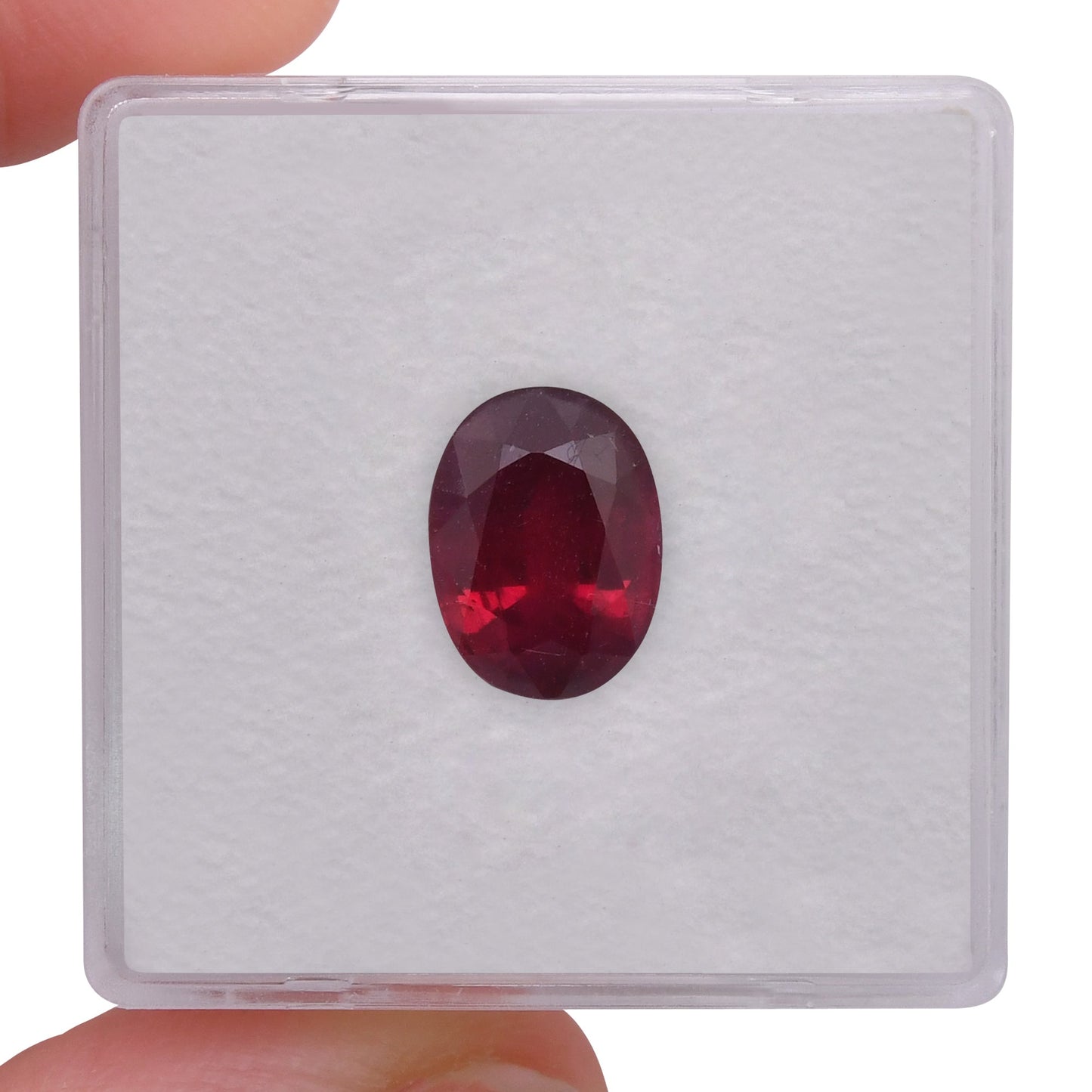 3.01 Carat Red BURMESE Oval Ruby GRS