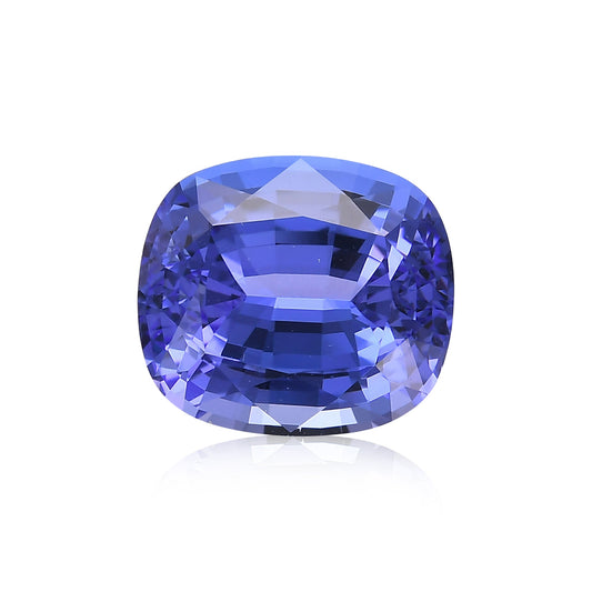 7,38 Karat blauer tansanischer Kissen-Tansanit