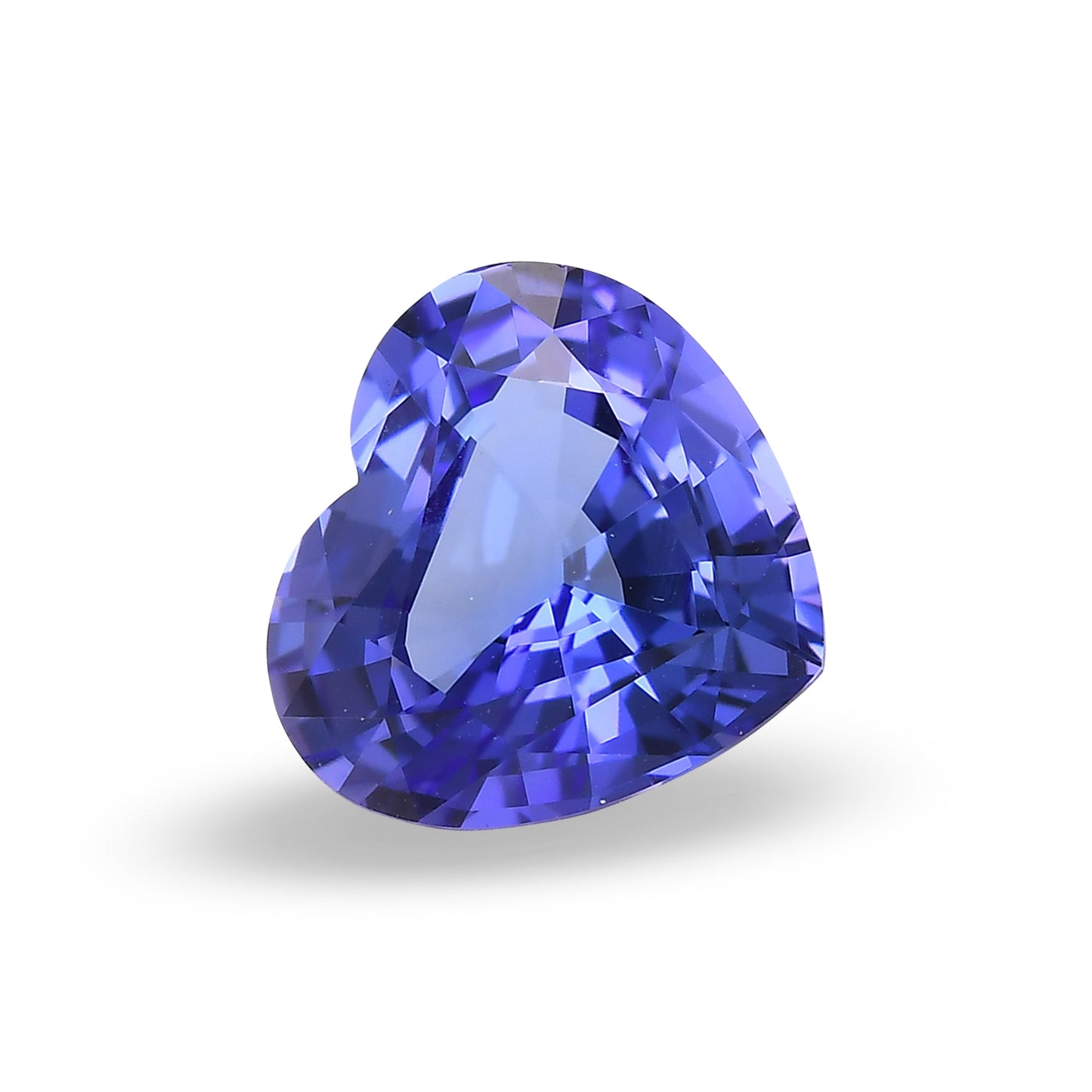 5,10 Karat blauer tansanischer Herz-Tansanit