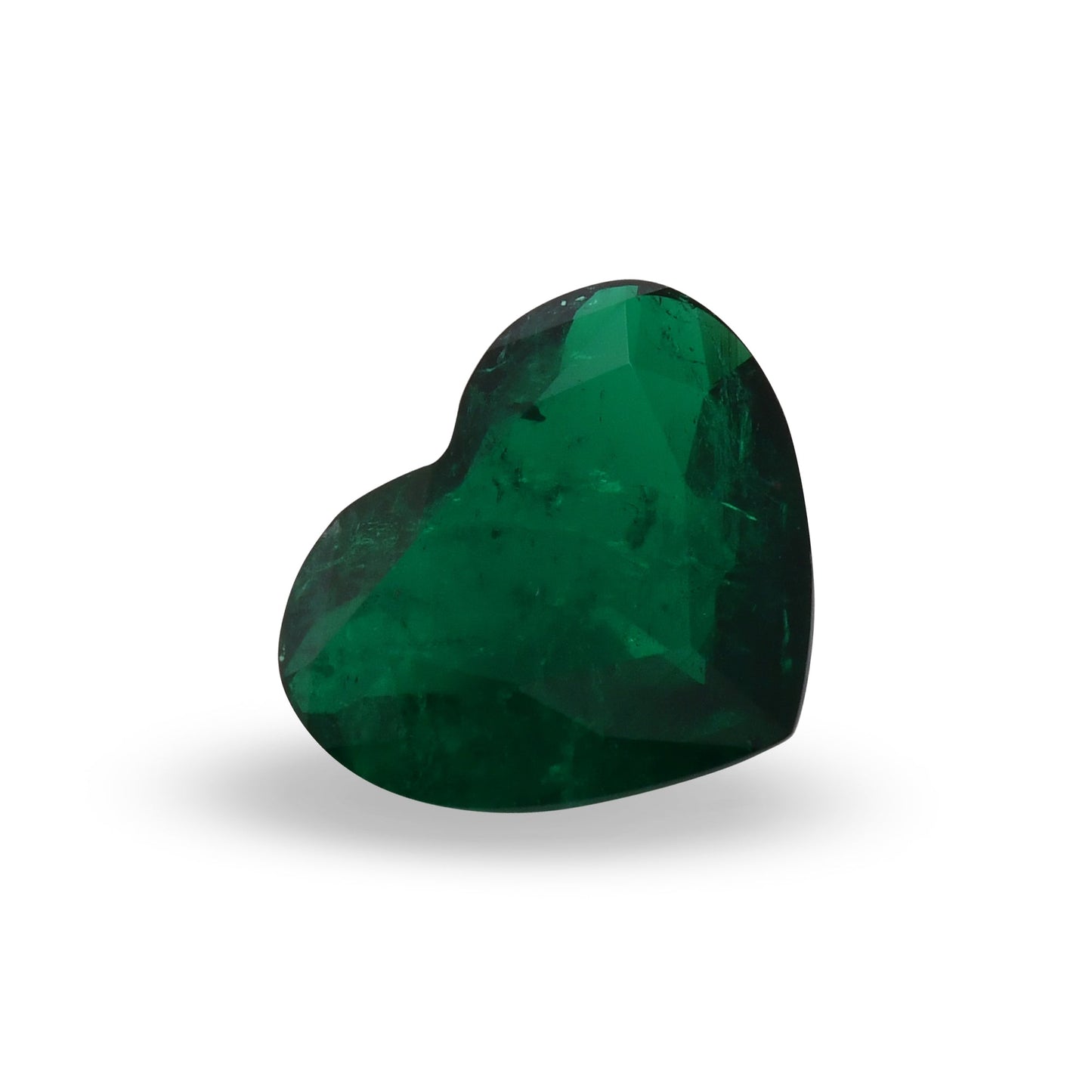 13.44 Carat Green COLOMBIAN Heart Emerald GUBELIN