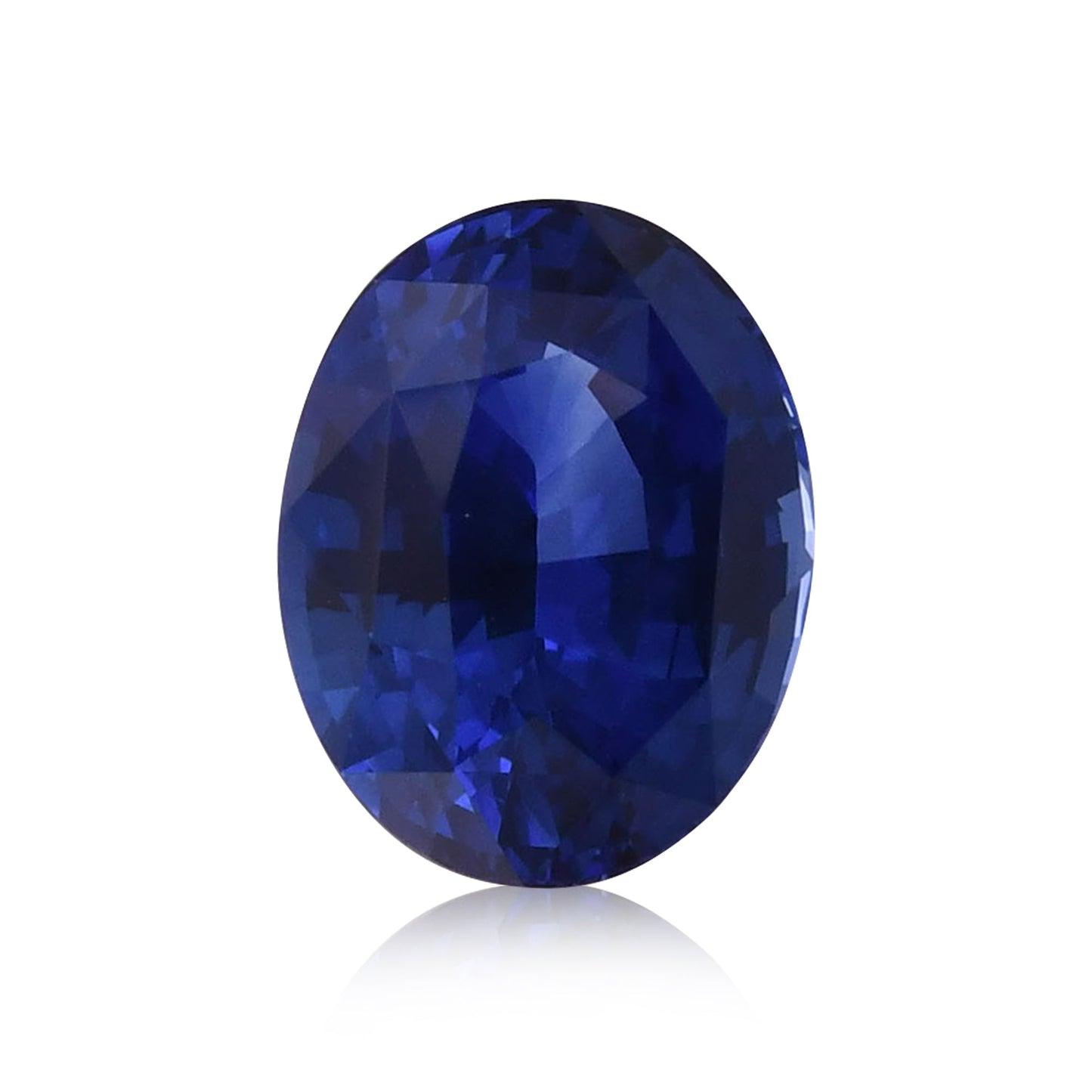 10,49 Karat blauer ovaler Saphir aus Sri Lanka (CD)