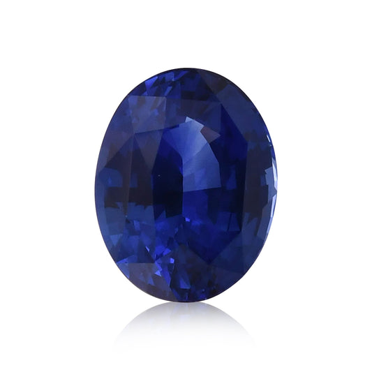 10,49 Karat blauer ovaler Saphir aus Sri Lanka (CD)