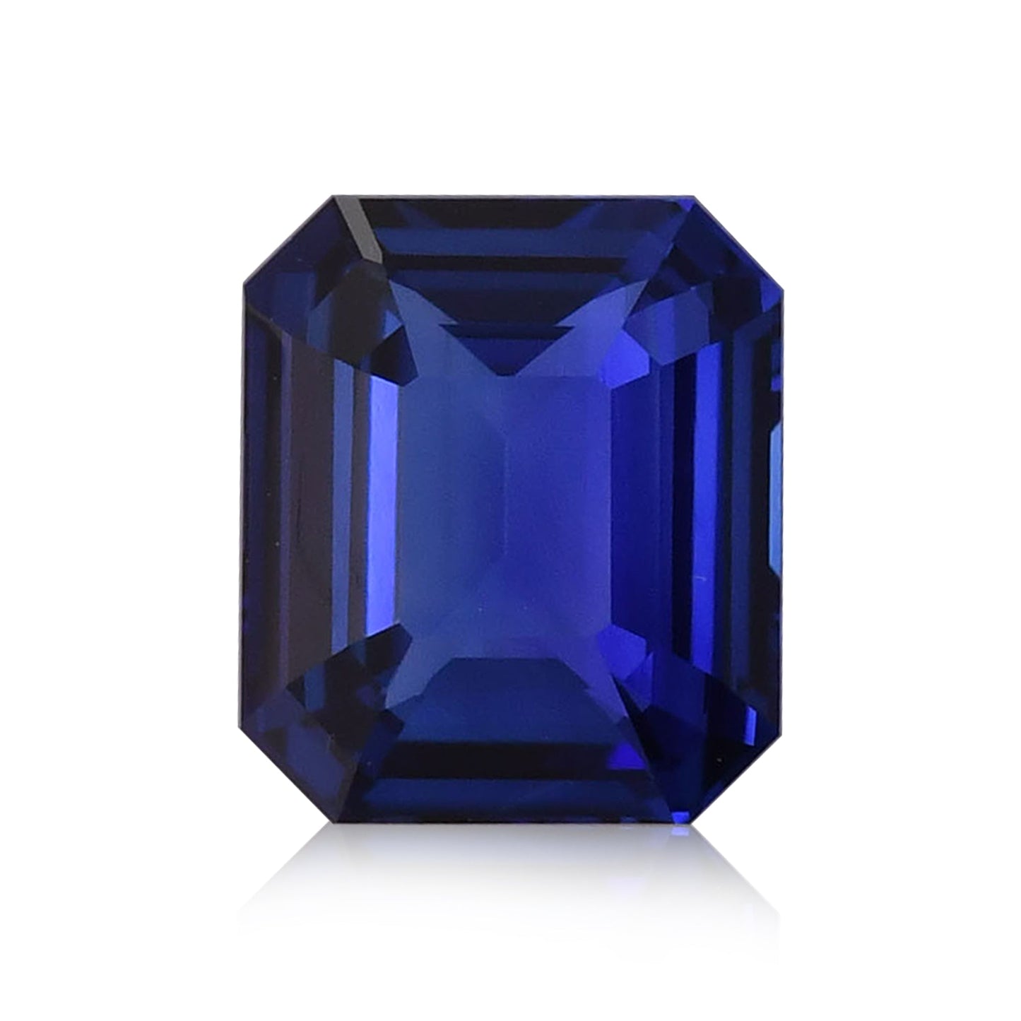 5,06 Karat blauer Madagaskar-Smaragd-Saphir CD