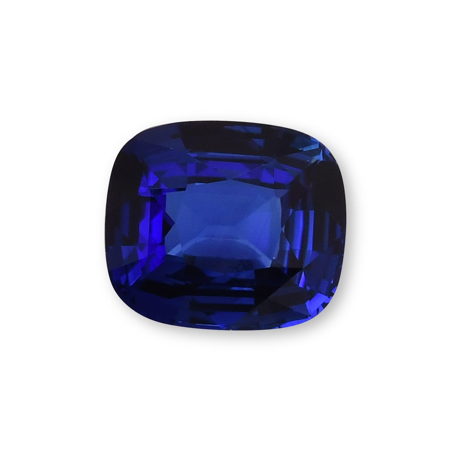 8,02 Karat blauer MADAGASCAR Kissen-Saphir CD